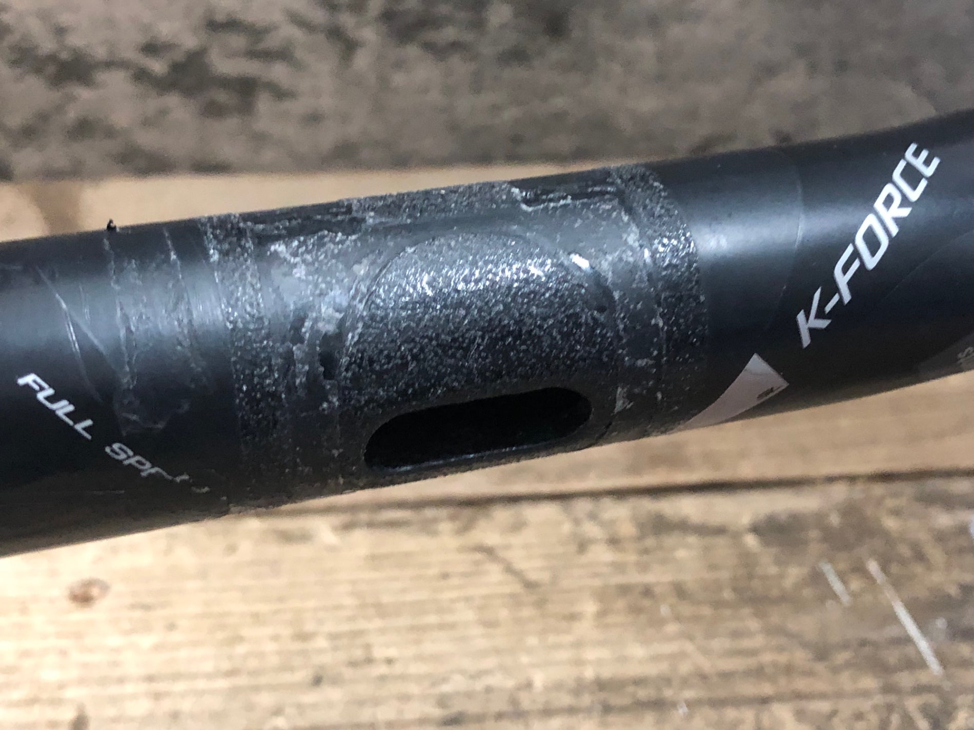 JS412 FSA K-FORCE カーボン ドロップハンドル Φ31.8 420mm ※クランプ