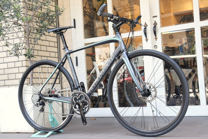 ビアンキ BIANCHI インプルソ ディスク IMPULSO FLAT BAR DISC 2016モデル 55サイズ シマノ 105 5800 MIX 11S アルミ クロスバイク フラットバーロード 【横浜店】