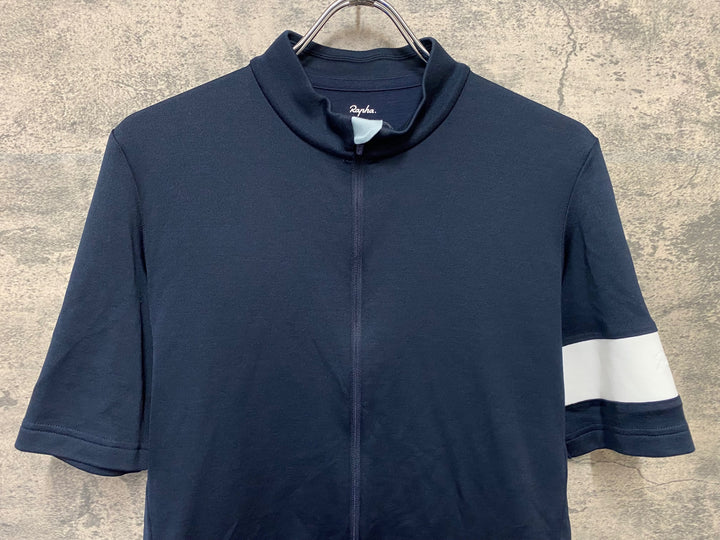 JH253 ラファ Rapha CLASSIC JERSEY 半袖 サイクルジャージ 黒 XL