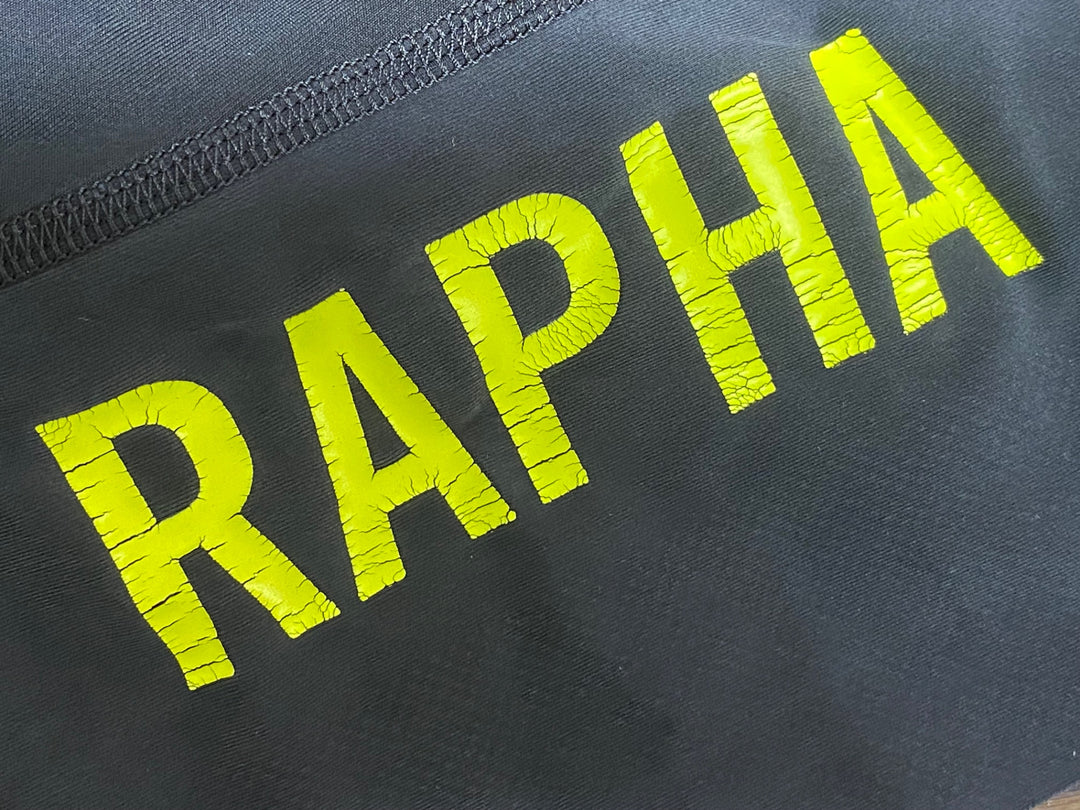KE082 ラファ Rapha PRO TEAM BIB SHORTS Ⅱ ビブショーツ 黒 黃 S