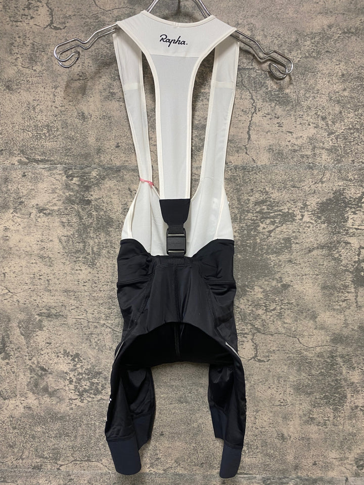 JE299 ラファ Rapha WOMEN'S DETACHABLE RACE BIB SHORTS ビブショーツ ブラック ホワイト レディース XXS
