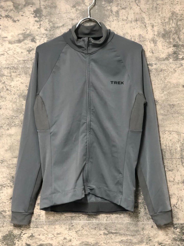 JV771 トレック TREK 長袖 サイクルジャージ グレー M