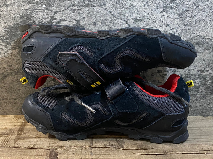 KJ950 マヴィック MAVIC ALPINE ビンディングシューズ SPD EUR40 2/3 黒