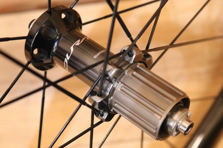 未走行品！ シマノ SHIMANO デュラエース DURA-ACE WH-R9100 C40 TU シマノ 11S/12S 28㎜ カーボン チューブラー ロードバイク ホイールセット 【広島店】