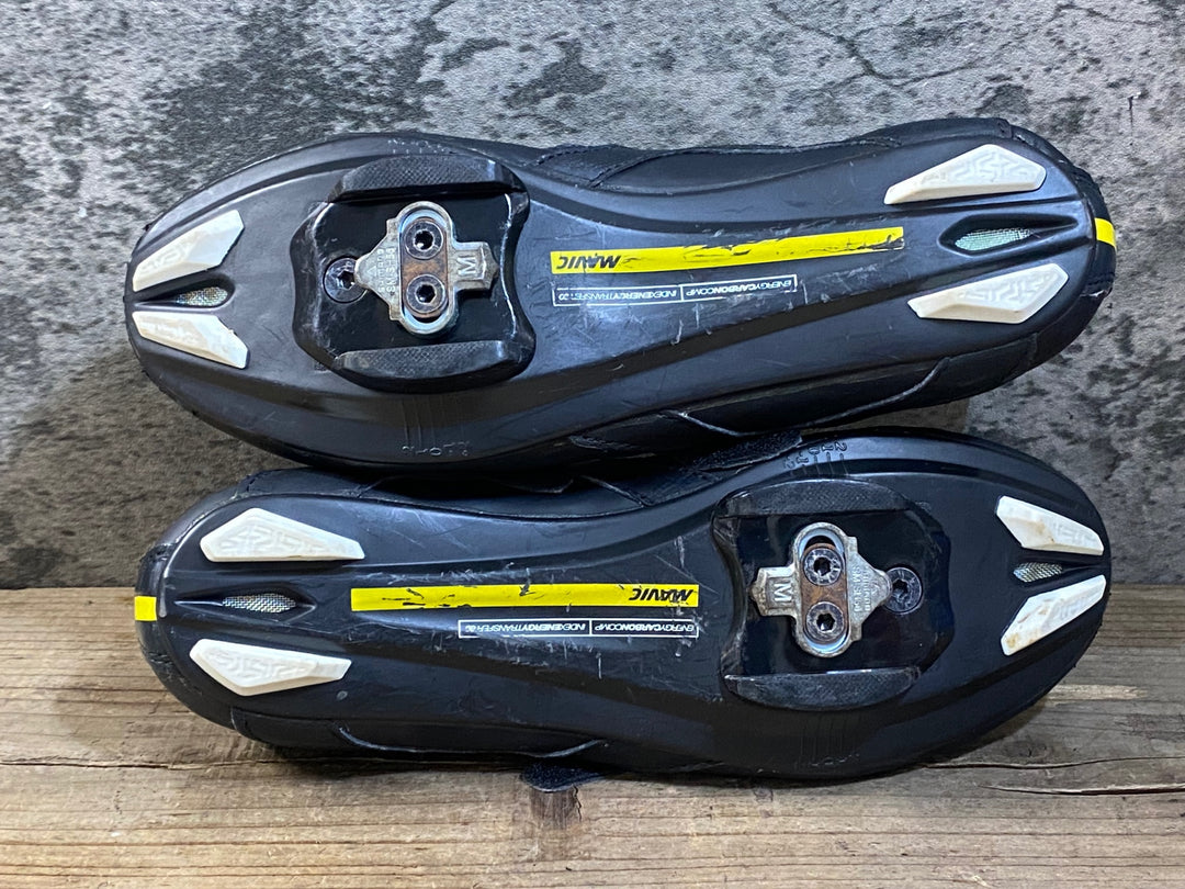KG420 マヴィック MAVIC COSMIC ELITE ビンディングシューズ 3穴 ブラック EU40 ※ペン字あり