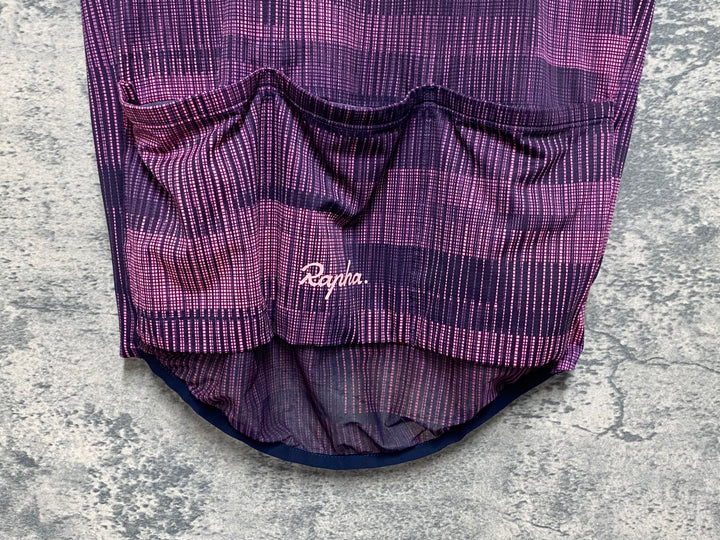 JQ365 ラファ Rapha MENS FLYWEIGHT JERSEY PRINTS 半袖 サイクルジャージ ピンク M