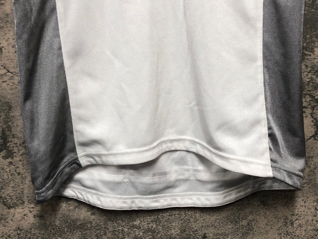 KK454 ルコックスポルティフ le coq sportif 半袖 サイクルジャージ 白 O
