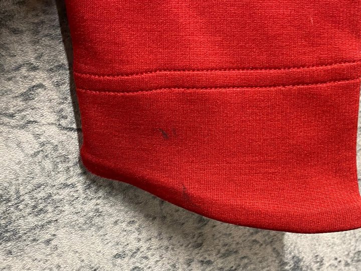 KR196 ラファ Rapha LONG SLEEVE COUNTRY JERSEY 長袖 サイクルジャージ 赤 M ハーフジップ