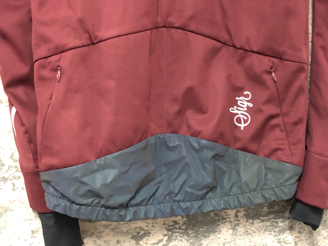 KO410 シーガー Sigr 長袖 サイクルジャケット バーガンディ XS
