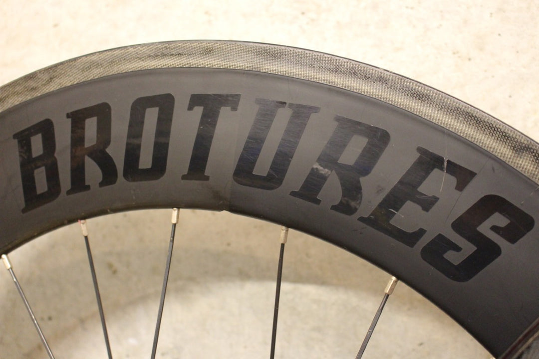 ブローチャーズ BROTURES SHRED 両切り ピスト カーボン ホイールセット 700C ナローリム 【福岡店】