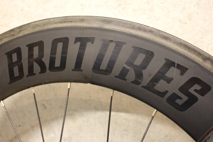 ブローチャーズ BROTURES SHRED 両切り ピスト カーボン ホイールセット 700C ナローリム 【福岡店】