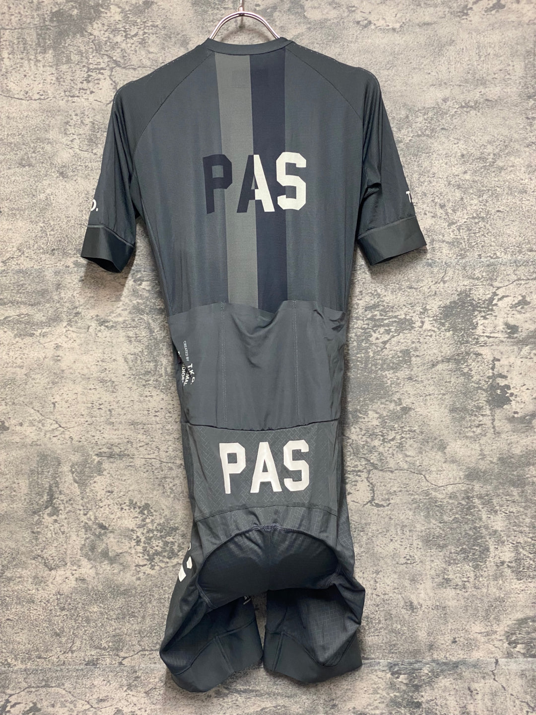 JM852 パスノーマルスタジオ PAS NORMAL STUDIOS TKO Speedsuit 半袖 ワンピース グレー M
