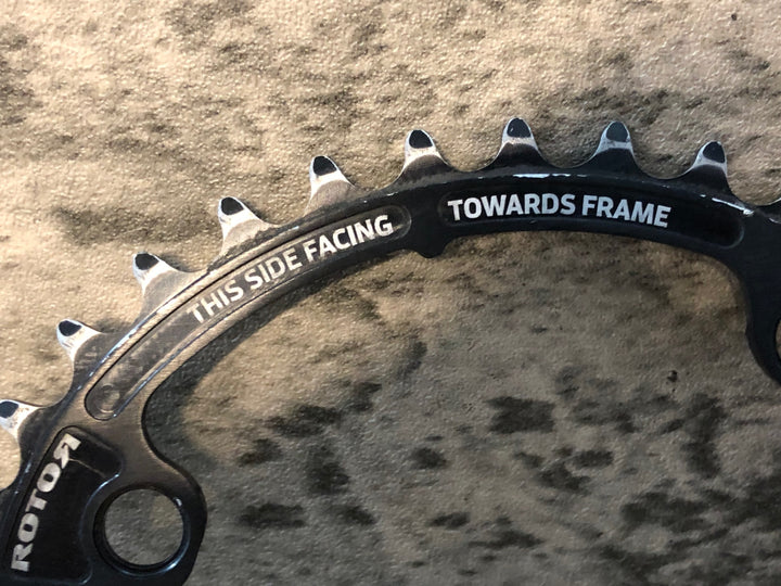 JR074 ローター ROTOR 楕円 チェーンリング セット 4ARM PCD110 52/36T