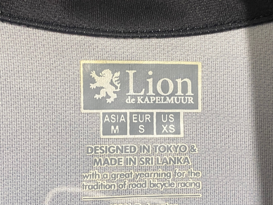 JP823 リオンドカペルミュール Lion de KAPELMUUR 半袖 サイクルジャージ 黒 M