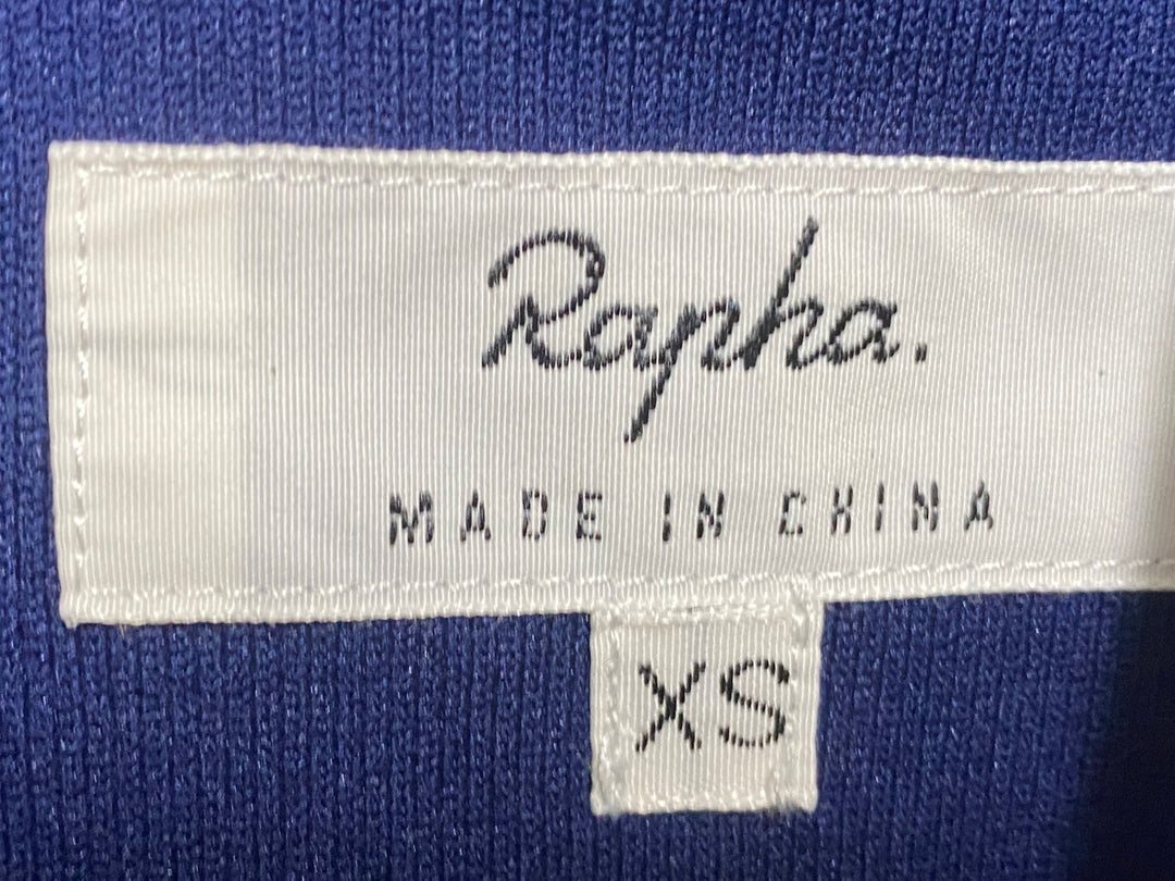 KF571 ラファ Rapha RCC + PAUL SMITH CLASSIC LONG SLEEVE JERSEY 長袖 サイクルジャージ 青 XS ほつれあり