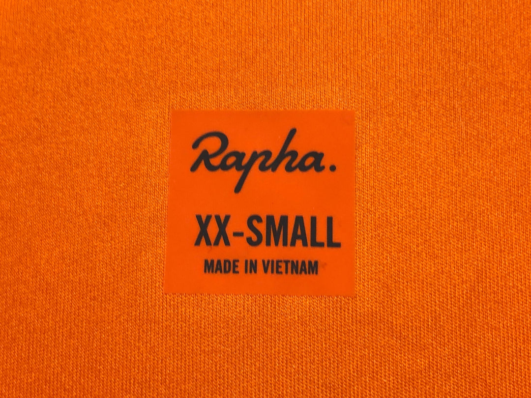 KL471 ラファ Rapha WOMEN'S PRO TEAM TRAINING JERSEY 半袖 サイクルジャージ オレンジ XXS レディース