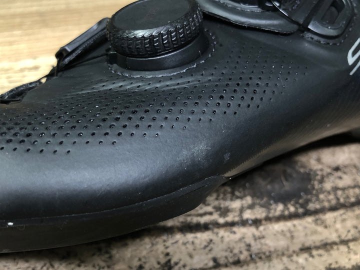 JN907 シマノ SHIMANO SH-RC903 ビンディングシューズ SPD-SL EU38 黒 ※ソール傷