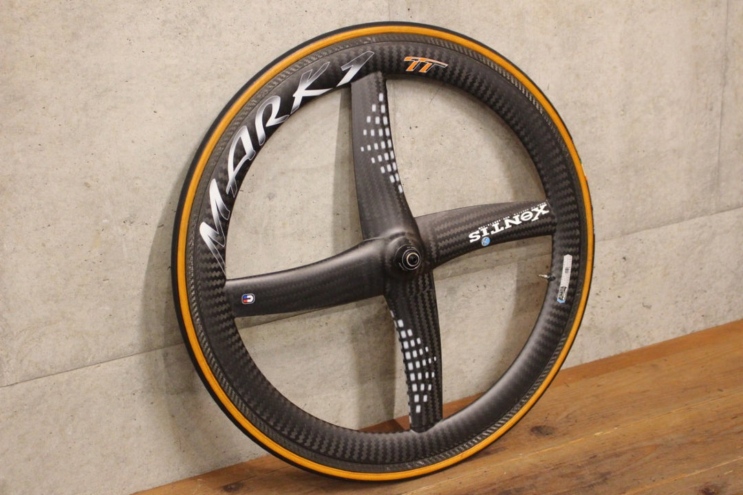 ゼンティス XENTIS マーク1 MARK1 TT カーボン チューブラー フロントのみ バトンホイール 【福岡店】