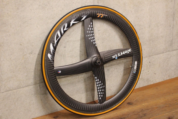 ゼンティス XENTIS マーク1 MARK1 TT カーボン チューブラー フロントのみ バトンホイール 【福岡店】