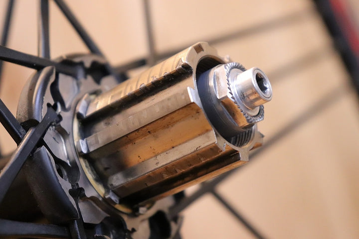 カンパニョーロ CAMPAGNOLO ユーラス EURUS アルミ クリンチャー ホイールセット カンパニョーロ 11S/12S ナローリム 15C 【芦屋店】