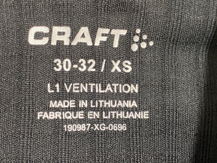 KF827 クラフト CRAFT 長袖 ベースレイヤー 黒 XS