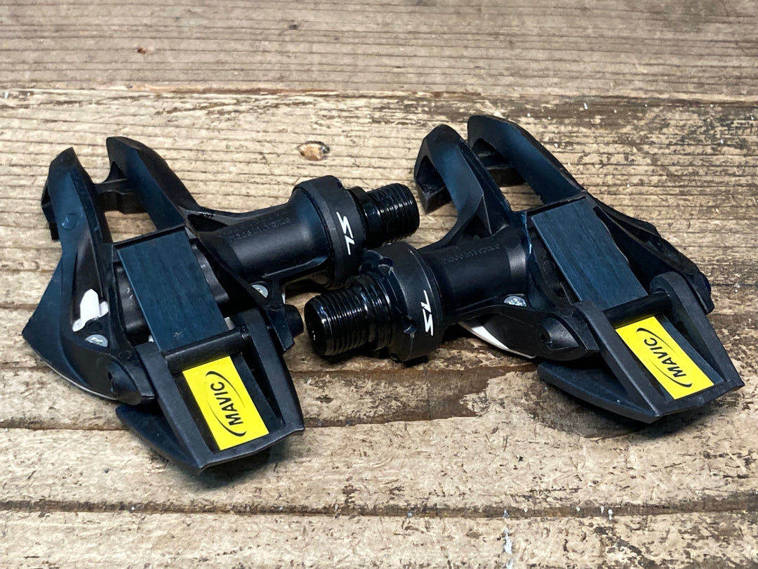 JG489 マヴィック MAVIC ZXELLIUM SL ビンディングペダル 白黒