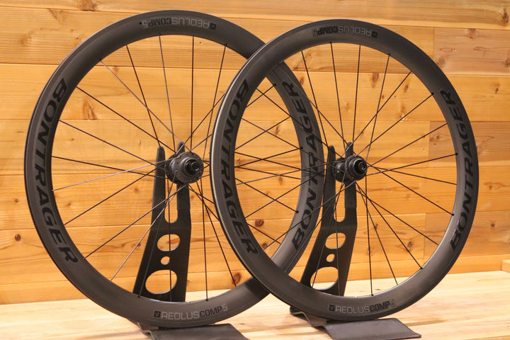 ボントレガー BONTRAGER アイオロス コンプ AEOLUS COMP 5 TLR DISC シマノ 11S/12S アルミ/カーボン チューブレスレディ ロードバイク ホイールセット 【広島店】