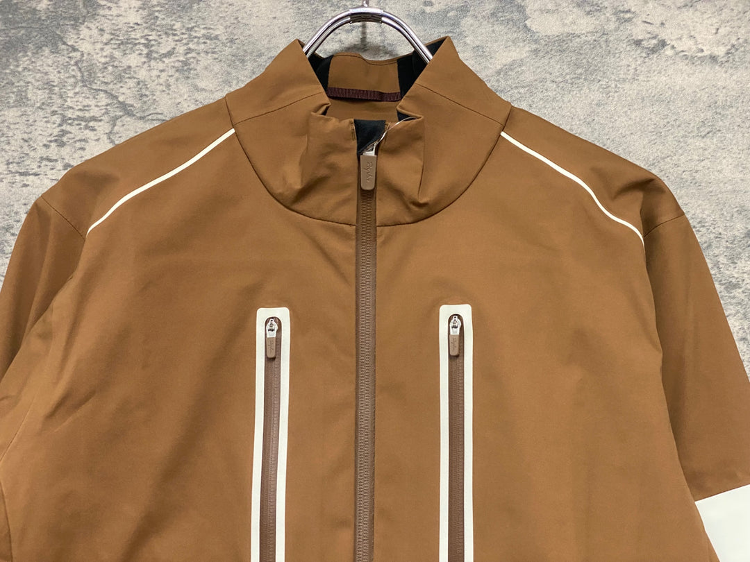 JY603 ラファ Rapha CLASSIC WINTER JACKET 長袖 サイクルジャケット 茶 L GORE-TEX INFINIUM ソフトシェル