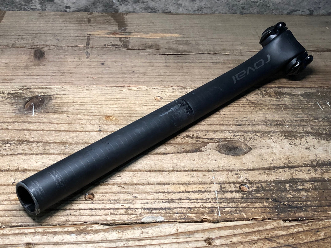 JK922 ロヴァール ROVAL TERRA CARBON POST カーボン シートポスト Φ27.2 カーボンレール ※カット済み、凹みのためジャンク