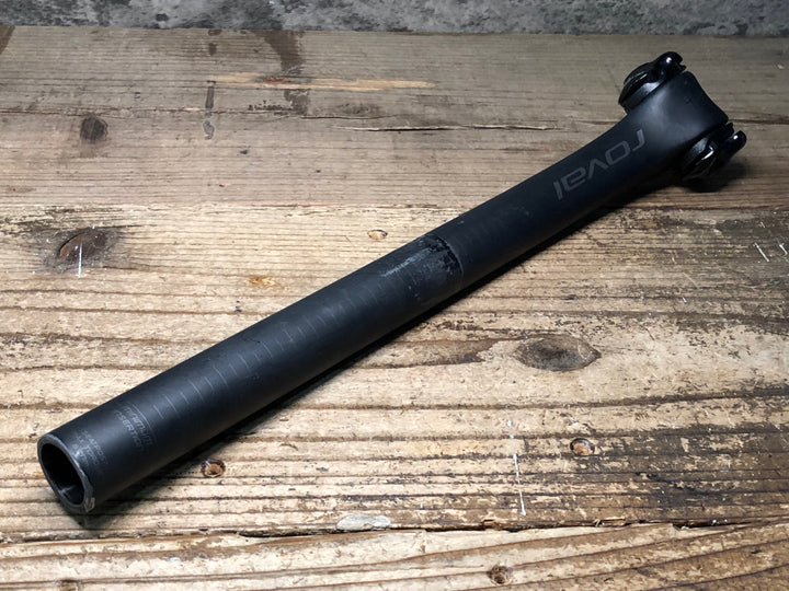 JK922 ロヴァール ROVAL TERRA CARBON POST カーボン シートポスト Φ27.2 カーボンレール ※カット済み、凹みのためジャンク