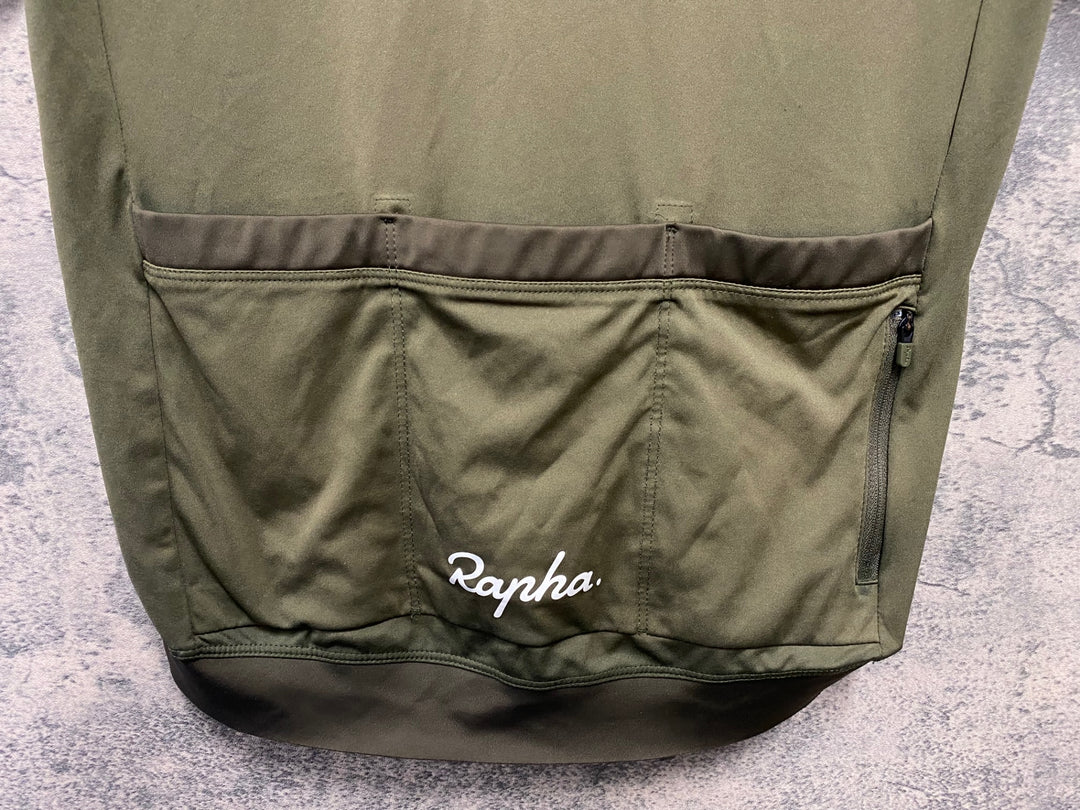 KA639 ラファ Rapha CORE JERSEY 半袖 サイクルジャージ オリーブ M