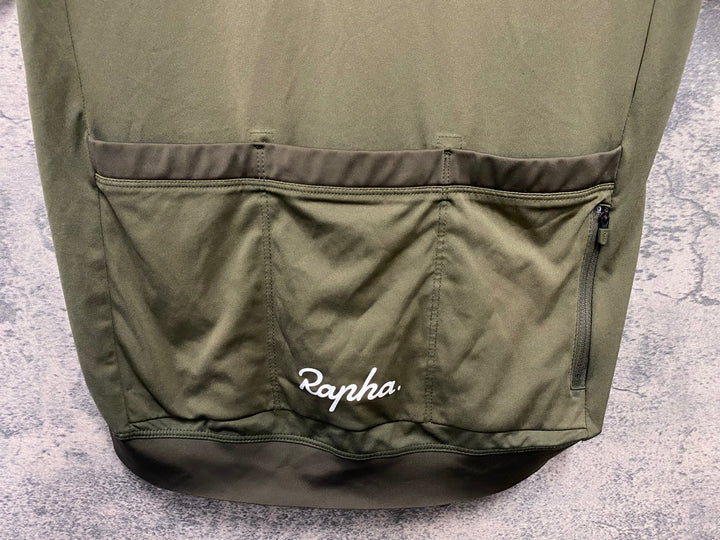 KA639 ラファ Rapha CORE JERSEY 半袖 サイクルジャージ オリーブ M