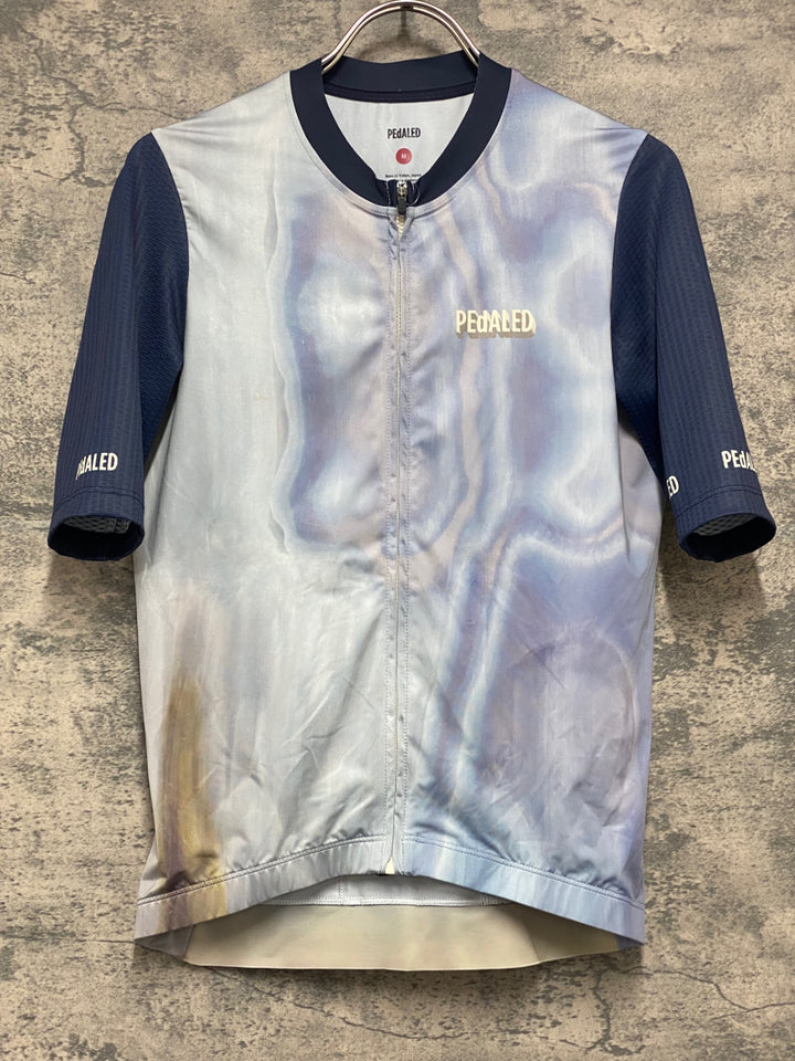 KG108 ペダレット PEdALED 半袖 サイクルジャージ 紺 M