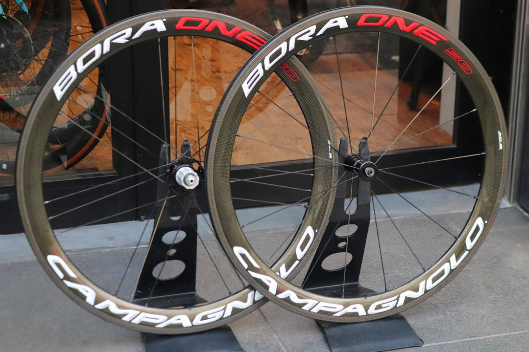 カンパニョーロ CAMPAGNOLO ボーラワン BORA ONE 50 AC3 カーボン クリンチャー ホイールセット シマノ12/11S 【東京南麻布店】