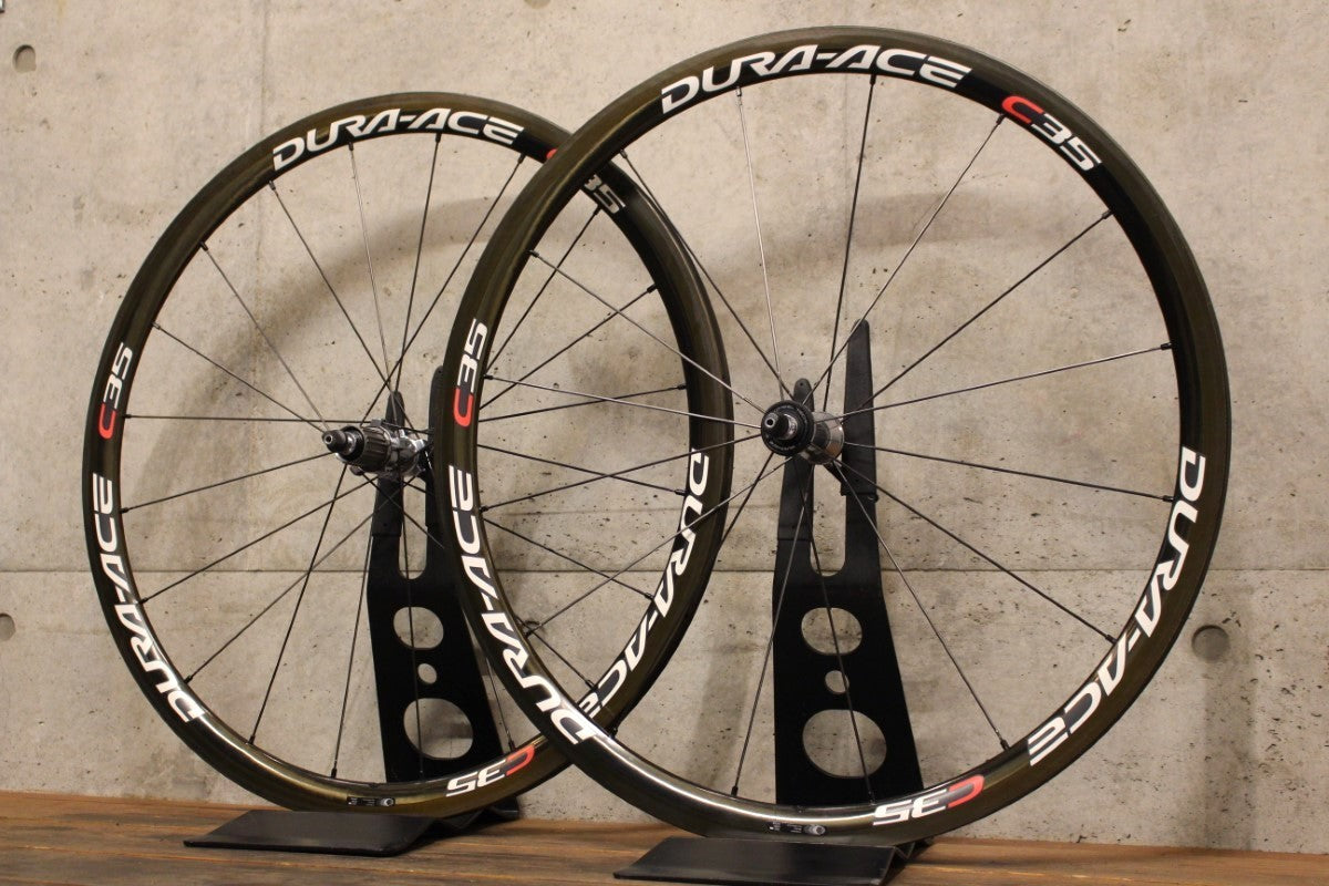 シマノ SHIMANO デュラエース DURA-ACE WH-7900 C35 カーボン チューブラー ホイールセット シマノ10S ナロー –  BICI AMORE ONLINE STORE