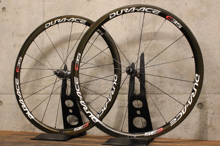 シマノ SHIMANO デュラエース DURA-ACE WH-7900 C35 カーボン チューブラー ホイールセット シマノ10S ナローリム 【福岡店】