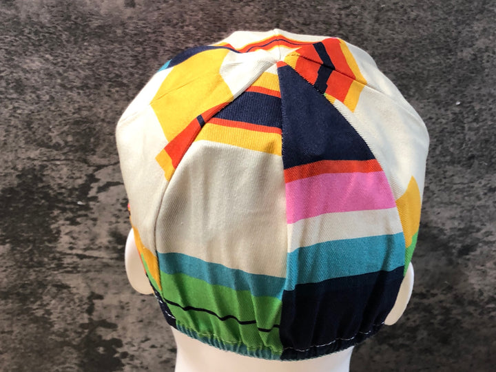 KD255 ラファ Rapha RCC ANNUAL CAP サイクルキャップ ベージュ 総柄 ワンサイズ