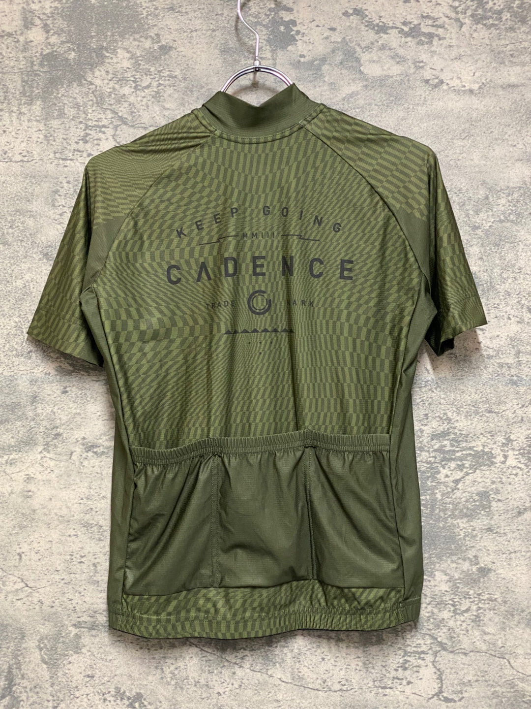 JQ505 ケイデンス Cadence 半袖サイクルジャージ 緑 S