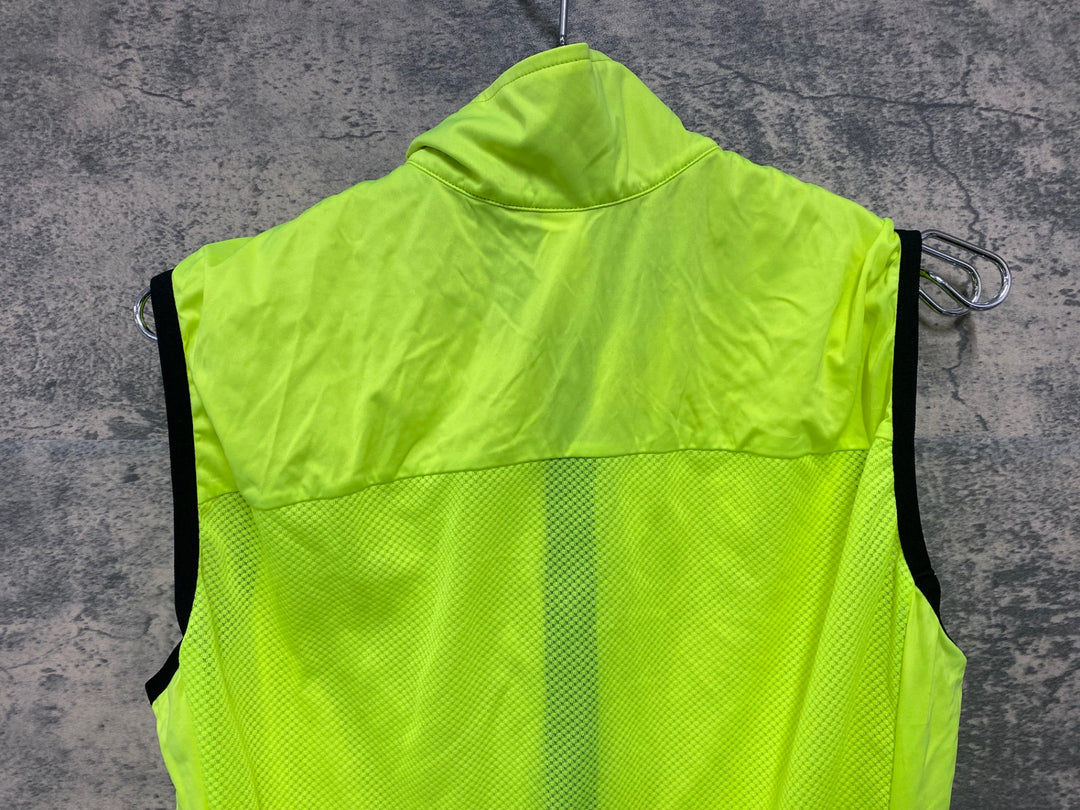 JQ908 パールイズミ PEARL iZUMi ジレ サイクルベスト 蛍光イエロー L