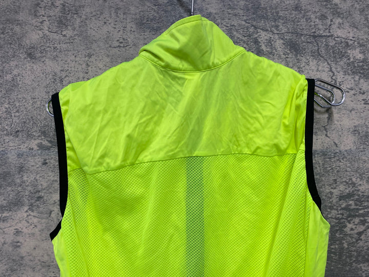 JQ908 パールイズミ PEARL iZUMi ジレ サイクルベスト 蛍光イエロー L