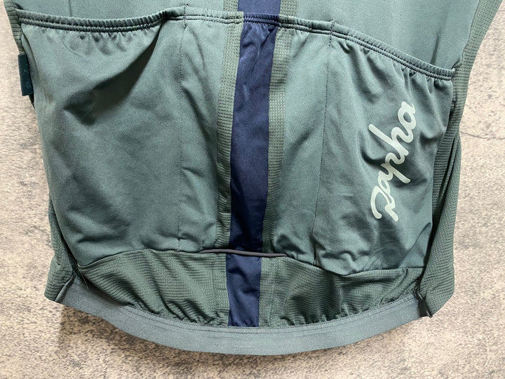 KP548 ラファ Rapha SOUPLESSE JERSEY ll 半袖 サイクルジャージ 緑 M