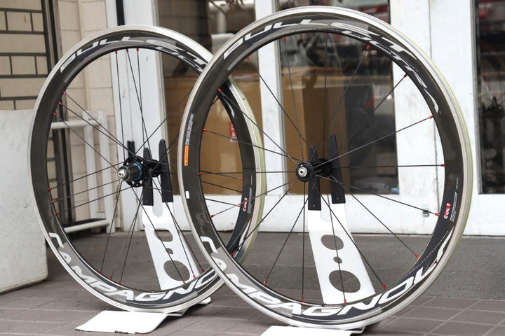 カンパニョーロ Campagnolo バレット ウルトラ BULLET ULTRA 50 アルミ カーボン クリンチャー ホイールセット シマノ11S/12S 15C 【横浜店】