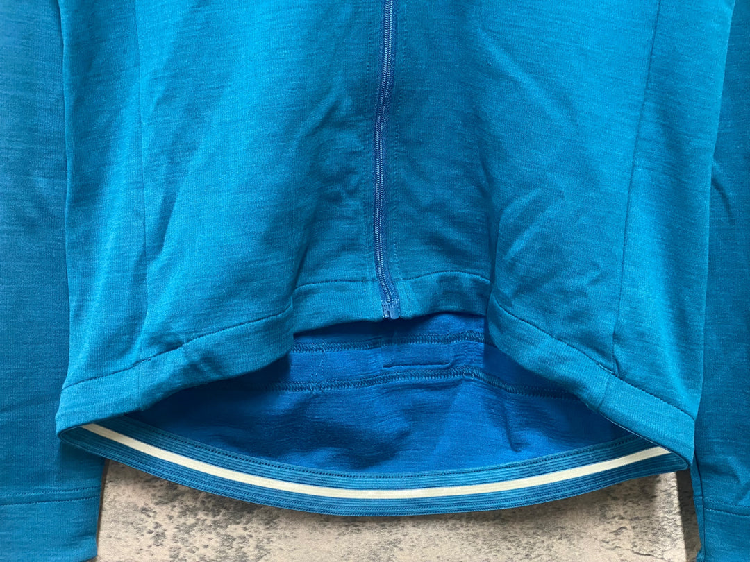 KC036 ラファ Rapha LONG SLEEVE JERSEY 長袖 サイクルジャージ ターコイズ M