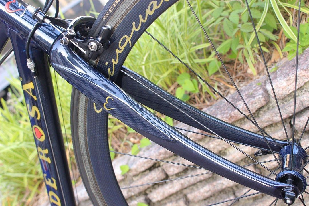 50周年モデル デローザ DE ROSA チンクワンタ CINQUANTA 2004 カンパニョーロ レコード 10S カーボン ロードバイク 【名古屋店】