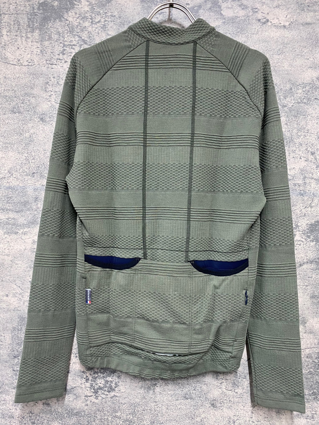 KD391 カフェドシクリステ Cafe du Cycliste Corinne 長袖 サイクルジャージ カーキ M