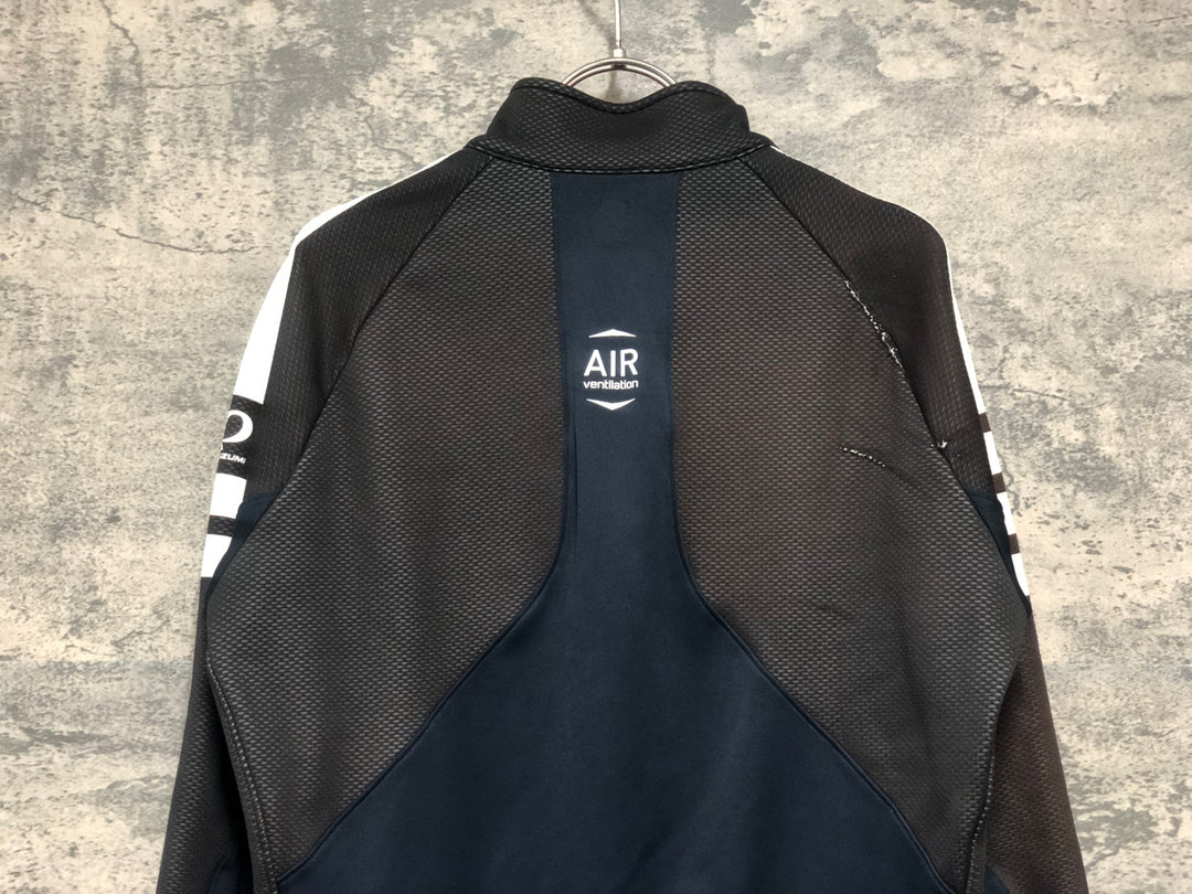 KK715 パールイズミ PEARL iZUMi 長袖 サイクルジャケット 黒 L 裏起毛 WIND BREAK ※破れのためジャンク