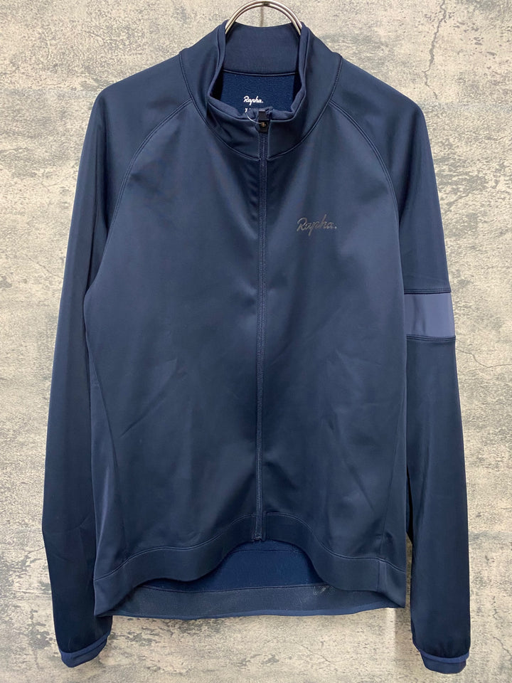 KD166 ラファ Rapha CORE WINTER JACKET 長袖 サイクルジャケット 紺 XL タグカット