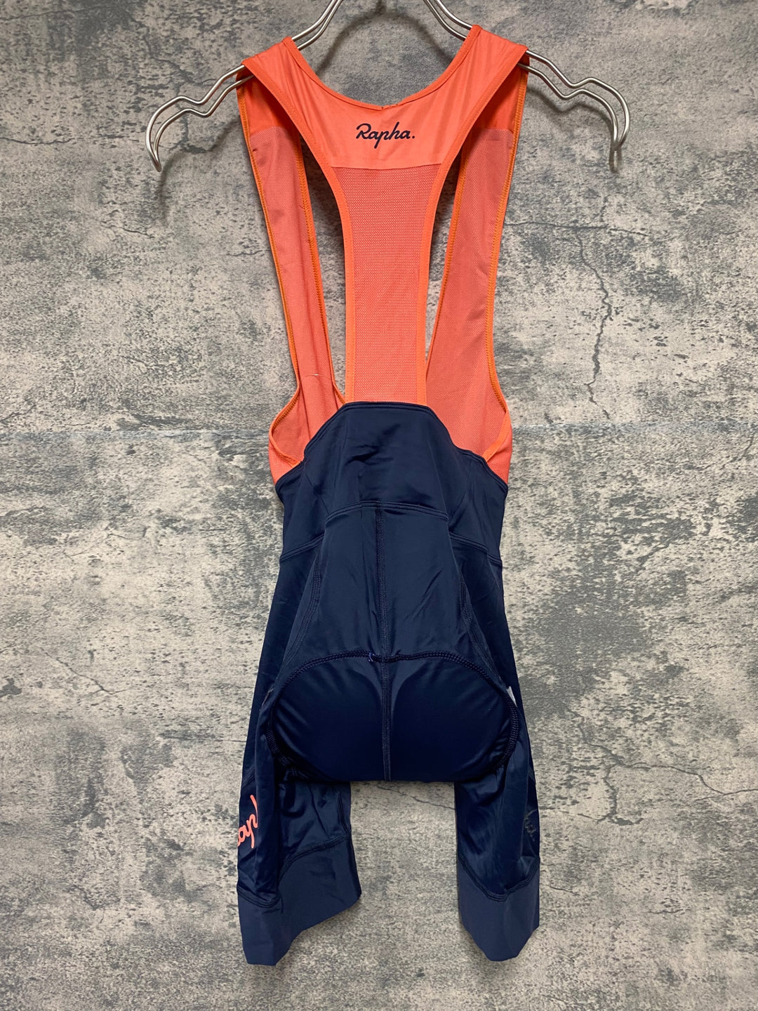 KC386 ラファ Rapha SOUPLESSE BIB SHORTS ビブショーツ 紺 オレンジ レディース XXS