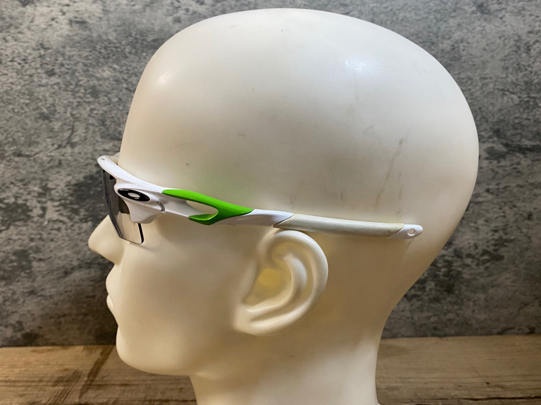 KH642 オークリー OAKLEY Cavendish RADAR LOCK サングラス アイウェア 白 緑 クリアレンズ PRIZMレンズ、緑レンズ付属