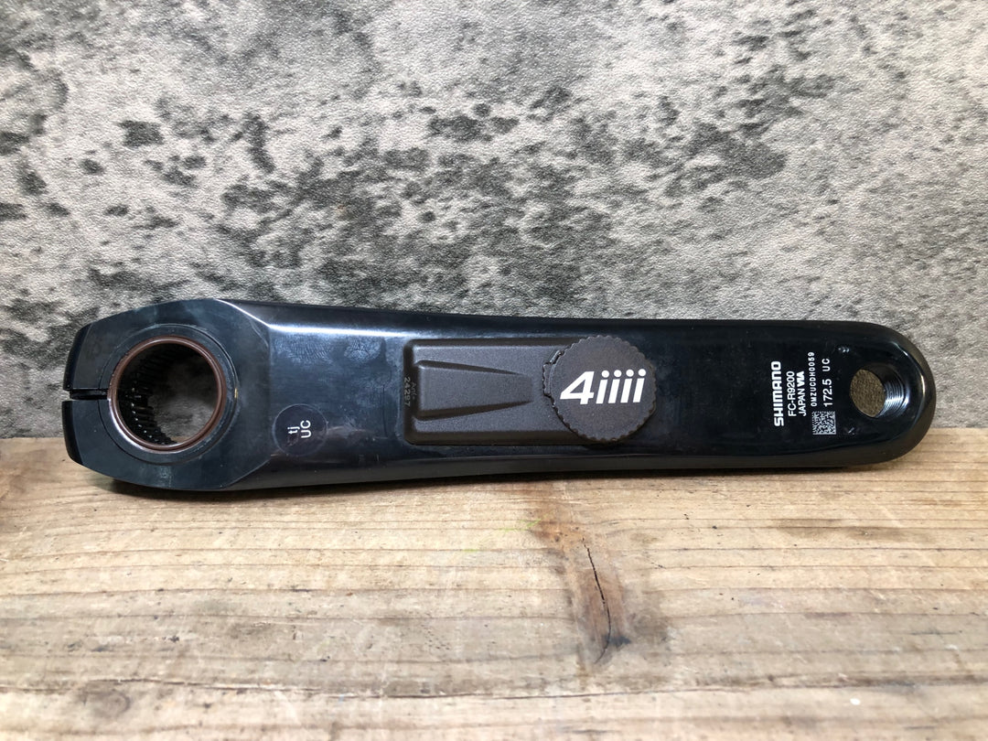 JB992 4iiii プレシジョン PRECISION 3 シマノ SHIMANO デュラエース DURA-ACE FC-R9200 左クランク パワーメーター 172.5mm ※接続確認済